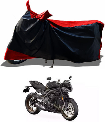 DeepShakshi AUTOMOTIVE Two Wheeler Cover for Triumph(Street Triple RS, Red)