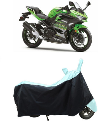 Coxtor Waterproof Two Wheeler Cover for Kawasaki(Ninja 400, White)