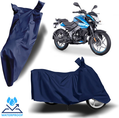 ROYAL AUTO MART Waterproof Two Wheeler Cover for Bajaj(Pulsar NS125, Blue)