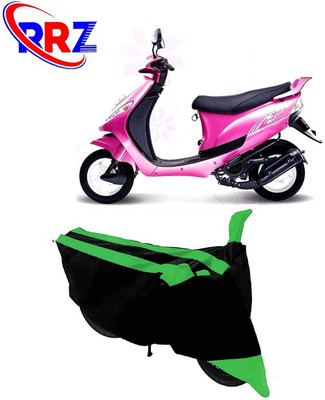 RRZ Waterproof Two Wheeler Cover for Mahindra(Kine, Black, Green)