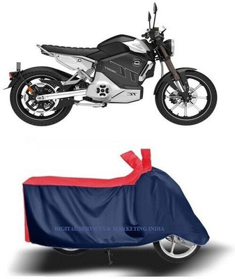 DeepShakshi AUTOMOTIVE Waterproof Two Wheeler Cover for Revolt(RV Cafe Racer, Blue)