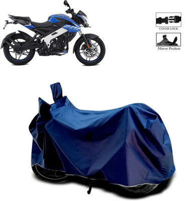 ma collections Waterproof Two Wheeler Cover for Bajaj(Pulsar NS200, Blue)