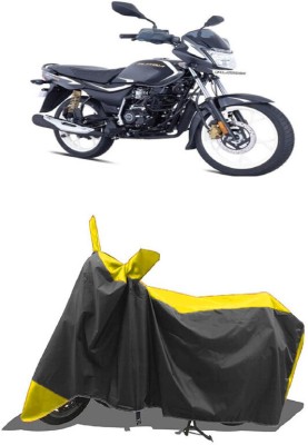 SUGASHRI Waterproof Two Wheeler Cover for Bajaj(Platina 110, Yellow, Black)