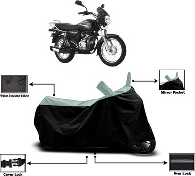 Amexride Two Wheeler Cover for Bajaj(Boxer, Multicolor)