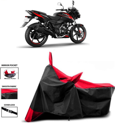 WMIZEXA Two Wheeler Cover for Bajaj(Pulsar, Red, Black)