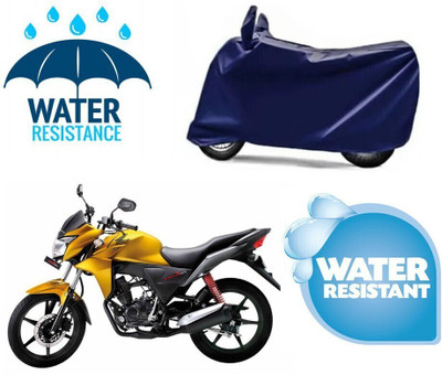 DeepShakshi AUTOMOTIVE Waterproof Two Wheeler Cover for Honda(CB Twister, Blue)