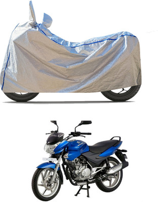PAGORA Waterproof Two Wheeler Cover for Bajaj(Discover 135, Silver)