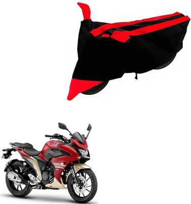 DeepShakshi AUTOMOTIVE Two Wheeler Cover for Yamaha(Fazer, Black, Red)