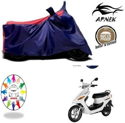 DeepShakshi AUTOMOTIVE Waterproof Two Wheeler Cover for Indus(Yo Electron, Blue, Red)