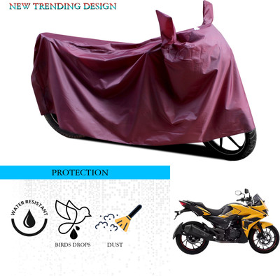 ANTHUB Waterproof Two Wheeler Cover for Hero(MotoCorp Xtreme 200S, Maroon)