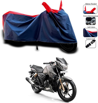 KEDIT Two Wheeler Cover for TVS(Apache RTR 180, Red)