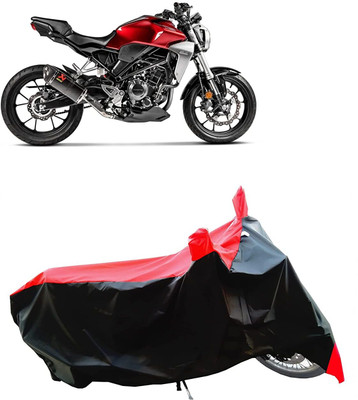KEDIT Two Wheeler Cover for Honda(CB300R, Red)