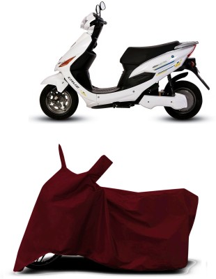 VESMEI Two Wheeler Cover for Hero(Electric Cruz BS6, Red)