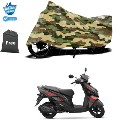 GOSHIV-car and bike accessories Waterproof Two Wheeler Cover for Suzuki(Avenis 125, Yellow)