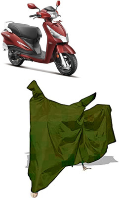 Amexride Two Wheeler Cover for Hero(Duet LX 110CC, Maroon)