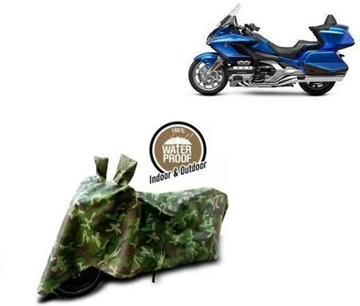 THE REAL ARV Waterproof Two Wheeler Cover for Honda(Gold Wing, Multicolor)