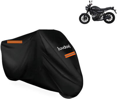 Juvdoxj Waterproof Two Wheeler Cover for Yamaha(XSR155 BS6, Black)