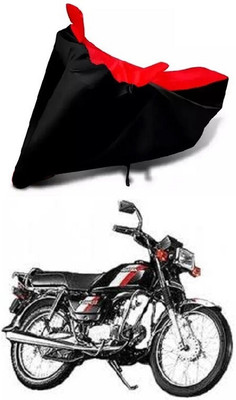 DeepShakshi AUTOMOTIVE Waterproof Two Wheeler Cover for Honda(CD 100 SS, Black, Red)