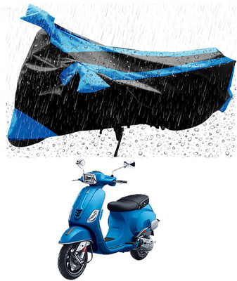 RRZ Two Wheeler Cover for Suzuki(Access, Blue, Black)