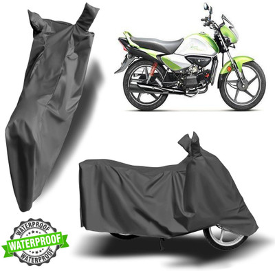 Autoinnovation Waterproof Two Wheeler Cover for Hero(Splendor I Smart, Grey)