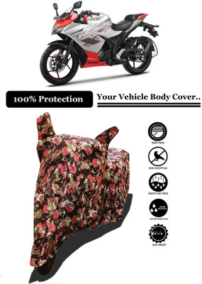 Amexride Two Wheeler Cover for Suzuki(Gixxer Special Edition BS6, Multicolor)