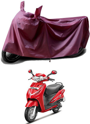 THE REAL ARV Waterproof Two Wheeler Cover for Hero(Duet 125 CC BS6, Maroon)