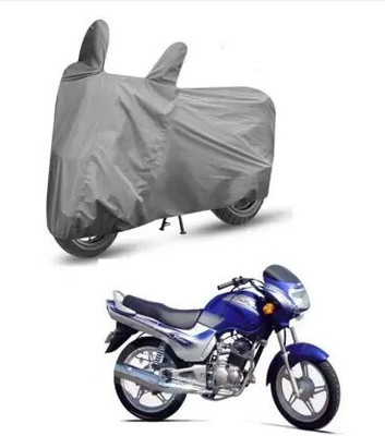 JVBRANGI Two Wheeler Cover for TVS(Victor, Grey)