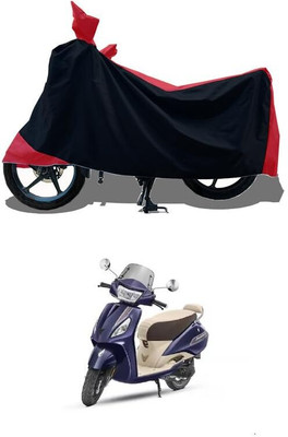 KEDIT Two Wheeler Cover for TVS(Jupiter classic, Red)
