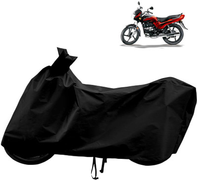 Horseyaart Waterproof Two Wheeler Cover for Hero(Passion Plus, Black)