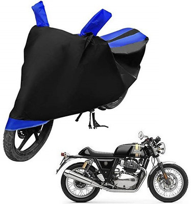 Auto Hub Two Wheeler Cover for Royal Enfield(Continental GT 650, Blue)