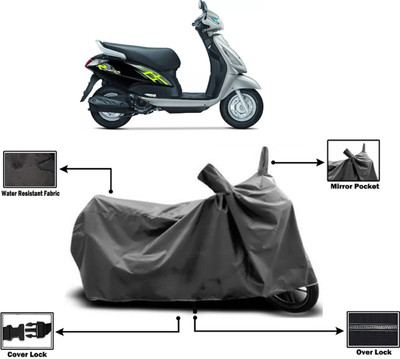 Amexride Two Wheeler Cover for Suzuki(Swish 125, Grey)