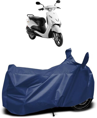 KEDIT Two Wheeler Cover for Indus(Yo Electron, Blue)