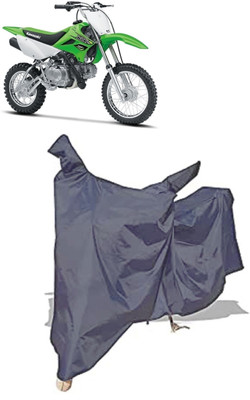 Amexride Two Wheeler Cover for Kawasaki(KLX 110, Grey)