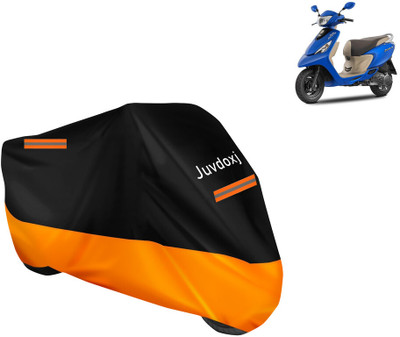 Juvdoxj Waterproof Two Wheeler Cover for TVS(Zest 110, Orange)