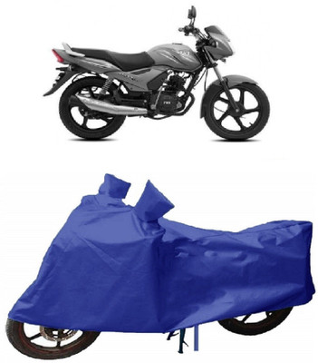 Varnwal E Commerce Waterproof Two Wheeler Cover for TVS(Sport, Blue)