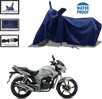 HWSXQAE Waterproof Two Wheeler Cover for Hero(Blue)