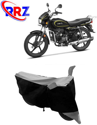 RRZ Waterproof Two Wheeler Cover for Hero(MotoCorp Splendor Plus, Black, Grey)