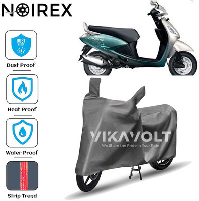 NOIREX Two Wheeler Cover for Hero(Pleasure, Grey)