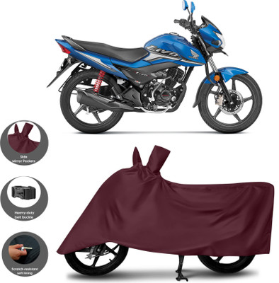 WMIZEXA Waterproof Two Wheeler Cover for Honda(Livo, Maroon)