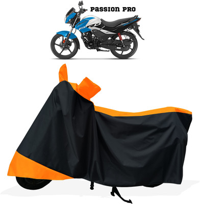 Tricway Two Wheeler Cover for Hero(MotoCorp Passion Pro, Orange)