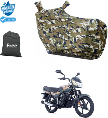 GOSHIV-car and bike accessories Waterproof Two Wheeler Cover for Bajaj(CT100, Yellow)