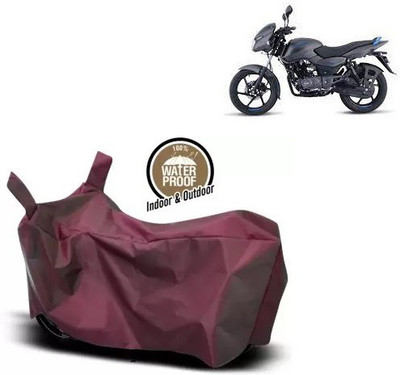 OliverX Waterproof Two Wheeler Cover for Bajaj(Pulsar 125 Neon BS6, Maroon)