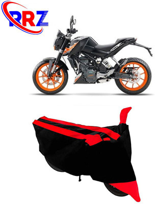 AutoGalaxy Waterproof Two Wheeler Cover for KTM(200 Duke, Black, Red)
