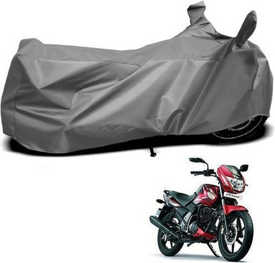 Varnwal E Commerce Waterproof Two Wheeler Cover for TVS(Flame, Grey)