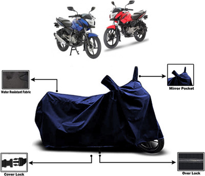 Amexride Two Wheeler Cover for Bajaj(Pulsar 135 LS DTS-i, Blue)