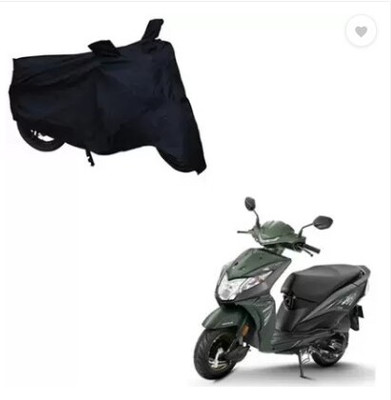Tritika Waterproof Two Wheeler Cover for Honda(Dio, Black)