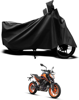 PAGORA Waterproof Two Wheeler Cover for KTM(200 Duke, Black)