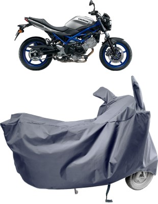 Amexride Two Wheeler Cover for Suzuki(SV 650, Grey)