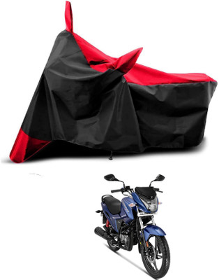 AASHTIK MART Two Wheeler Cover for Universal For Bike(Glamour i3s, Red, Black)