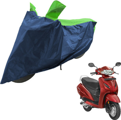RiderShine Two Wheeler Cover for Honda(Activa 4G, Blue, Green)